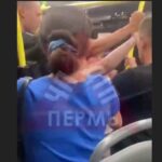 Пермяки устроили массовую драку в автобусе