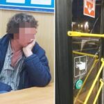 В Санкт-Петербурге сотрудники Росгвардии задержали хулигана, повредившего дверь троллейбуса